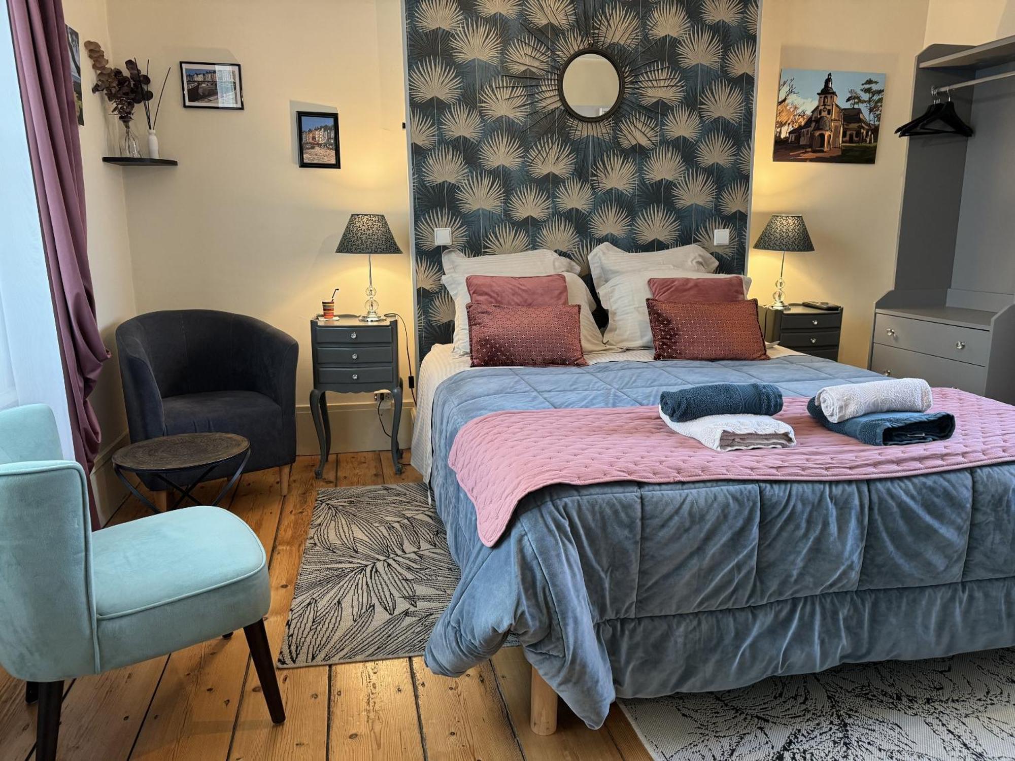 Bed and Breakfast Honfleur, Entre Terre & Estuaire La Rivière-Saint-Sauveur Zimmer foto