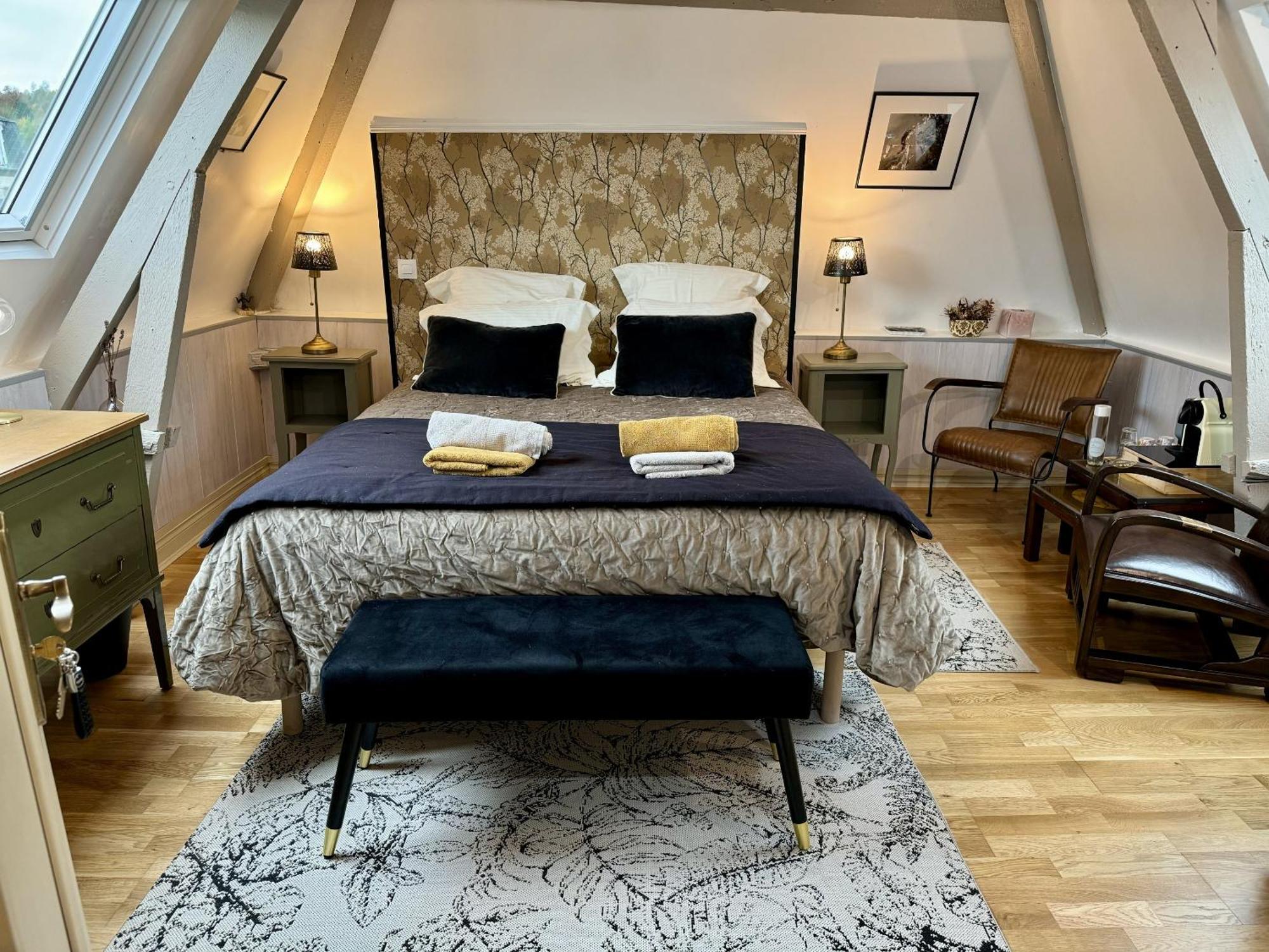 Bed and Breakfast Honfleur, Entre Terre & Estuaire La Rivière-Saint-Sauveur Zimmer foto